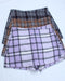 Light and Delicate Checkered Skort in Sizes M-L-XL 2
