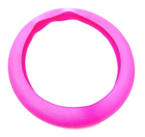 Oregon Adjustable Fuchsia Silicone Steering Wheel Cover 0