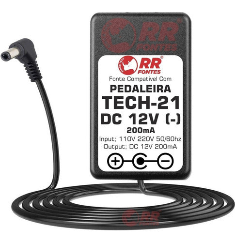 Fonte 12v Pra Pedal Pedaleira Tech 21 Fly Rig 5 Sansamp Fl5 0