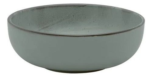 Tigela Cumbuca Bowl Cerâmica Flat Pacífico 600ml Oxford 0