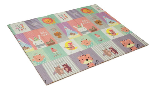 Love Reversible Foldable Anti-Collision Baby Mat 0