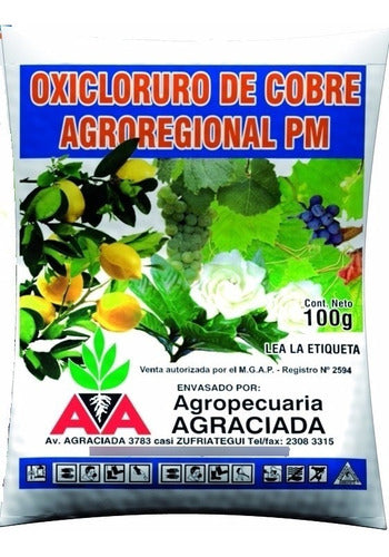 Oxicloruro Fungicide - Box of 6 Sachets of 100 Grams 0