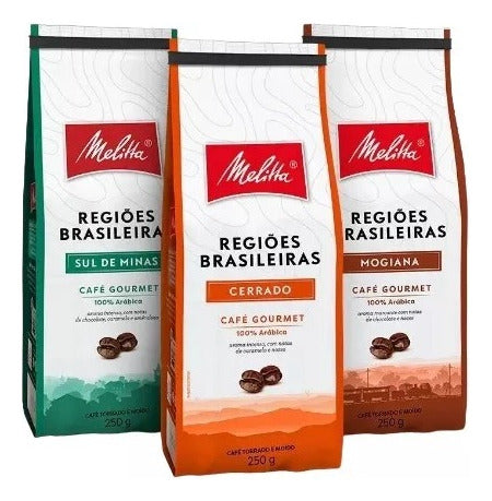 Café Regiones Brasileñas Mellita Molido Tostado Gourmet 1