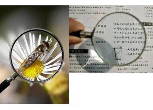 Owl-Glass Handheld Magnifier 3x, 90mm, Glass Magnifying Lens for Reading & Jewelry 4