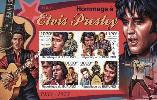 Elvis Presley - Burundi - Block Mint - Yv Bf 171 0