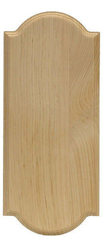 - Letrero De Madera De Pino Hueco De Nogal, 15 X 35 X. 0