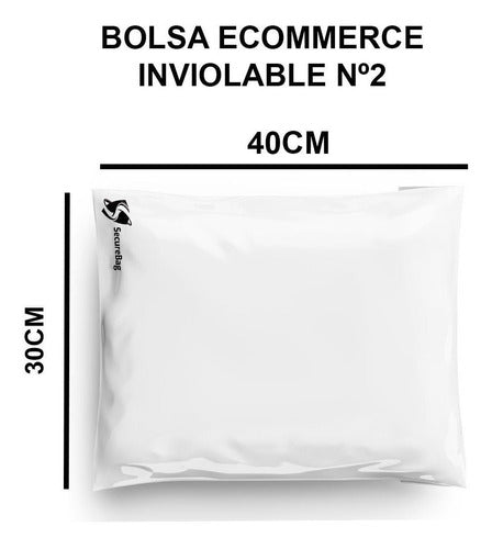 SecureBag® 100 E-commerce Bags Tri-Layer No. 2 30x40 White 1