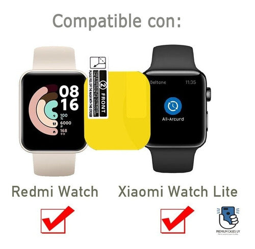 Premium Cases Uy Film Protector En Hydrogel Para Xiaomi Mi Watch Lite - Pcuy 3