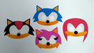 X10 Antifaces De Goma Eva Sorpresitas Sonic 2