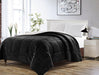 La Bastilla Winter Flannel Quilted Blanket with Sheep Fleece - 1 ½ Plaza 0