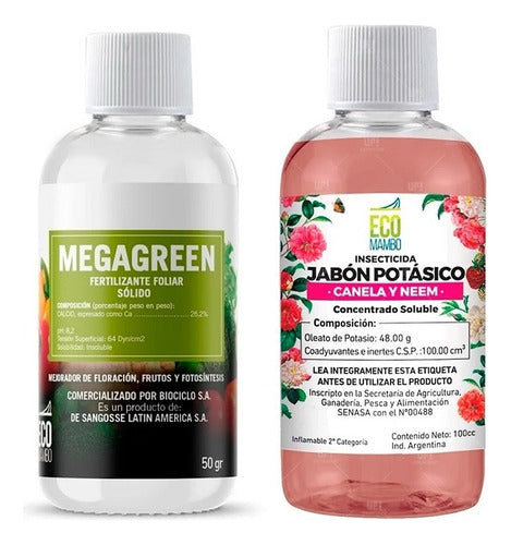 Ecomambo Megagreen Fertilizante 50gr Potásico Neem 100ml 0