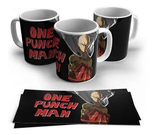 Animefan_ar Personalized One Punch Man Anime Plastic Mug 02 0