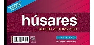 40 Received Authorized Receipts Húsares 1823 Duplicate 50 Sets 1
