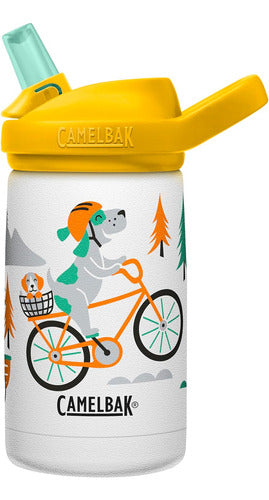 Camelbak Eddy+ Kids SST Insulated Water Bottle 360ml Biking Dogs 0