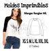 PLAZA Moldes Patrones Imprimibles Remera Raglan ML XS al 3XL 1