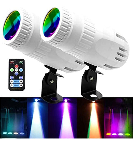 Latta Alvor 4 En 1 Foco Pequeño Mini Rgbw Led Beam Spot Ligh 0