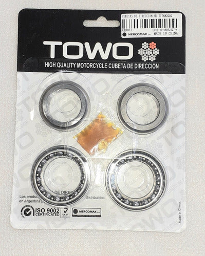 Towo Kit Cubetas Direccion Hd Titan 150/2000 Riccia Motos 0