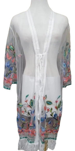 Thice Kimono Mujer Playa Moda Total Tunica Cod. 10092 1