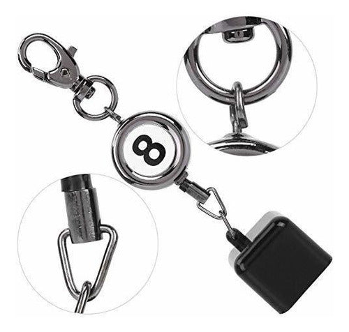 Fafeims Retractable Chalk Holder for Pool Billiards 1