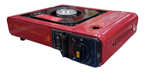 Portable Butane Gas Camping Stove + 4 Canisters + Case 3