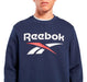 Reebok Big Stacked Logo Crew Sweatshirt - Dark Blue 3