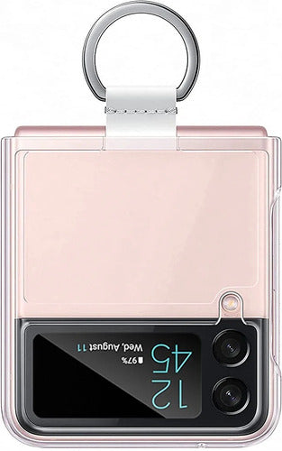 Funda Para Samsung Z Flip 4 C/anillo Transparente 0