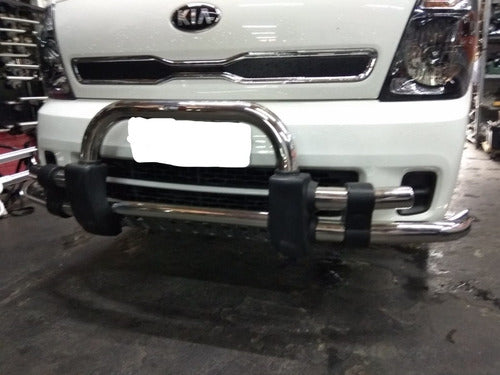 Defensa Kia Bongo Acero Inox 3