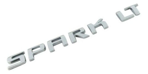 Emblema  Spark Lt  Original Chevrolet Spark Lt Desde 08 0