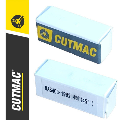 Cutmac Tirador Pull Stud Cono BT40 A 45 Grados Lubricación Interna 2