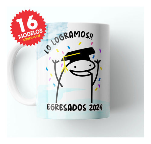 Plantillas Tazas Flork Egresados Sublimar Graduación #12 1