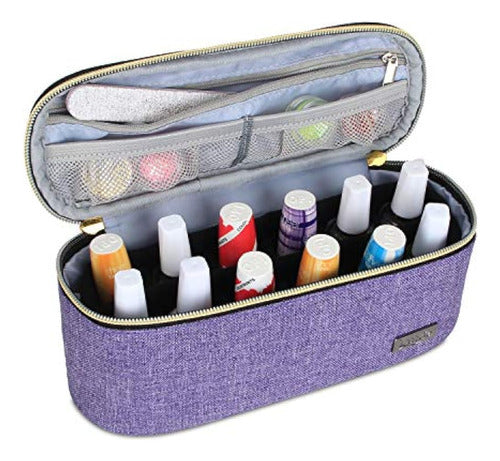 Luxja Nail Polish Organizer - Holds Up to 12 Bottles 0