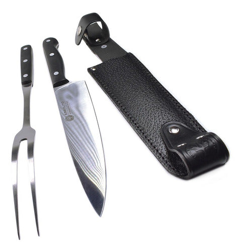 Böker Arbolito Cuchillo Trinche Set Parrillero Asado Pom Fun 0