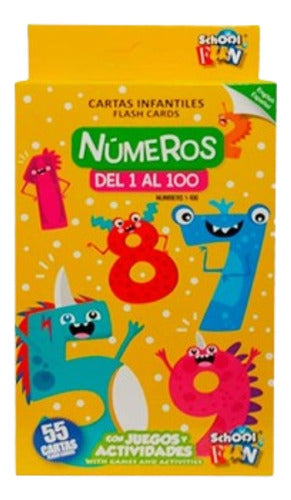 Schoolfun Educational Cards - Numbers from 1 to 100 0