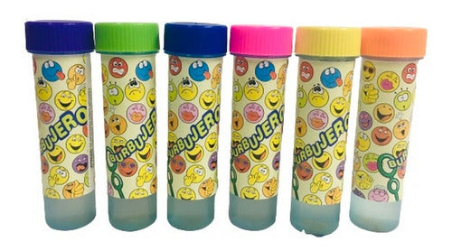 Pack of 6 Classic Bubble Blowers for Kids - Imported Souvenirs AR1 BURB 0