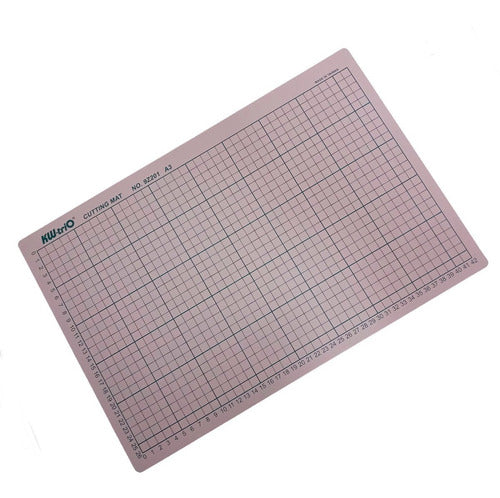 Kw Trío A3 Pink Cutting Mat for Scrapbooking with 15cm Steel Ruler 1