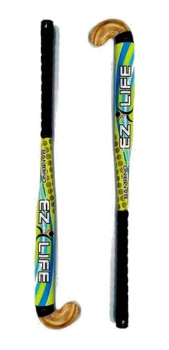 EZ LIFE Bambino Hockey Stick - Wooden & Fiberglass Size 34 1