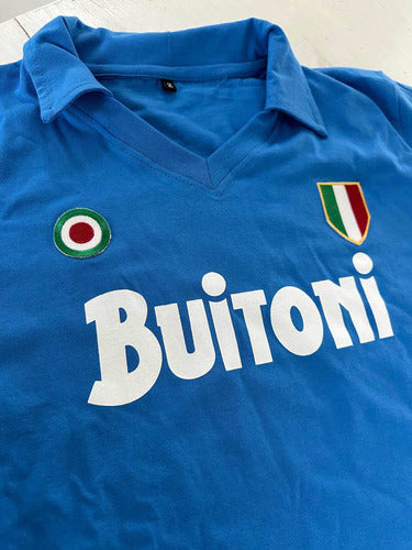 Napoli Buitoni Maradona Official Retro Shirt 3