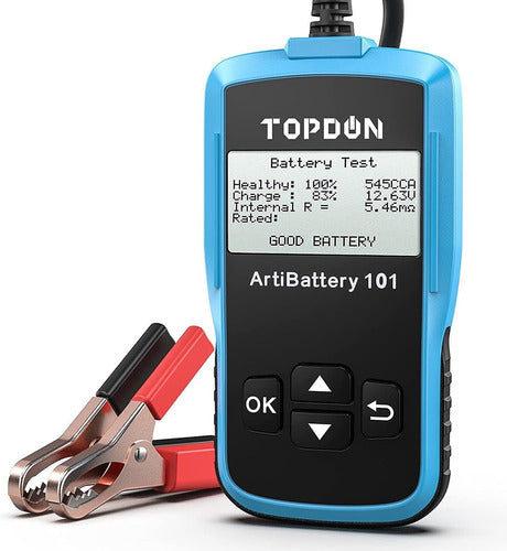 TT TOPDON Car Battery Tester 12V Alternator Analyzer 0