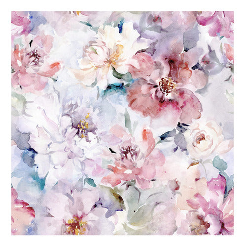 Blooming Wall Dpya09 - Romantic Antique Flower Wallpaper 0