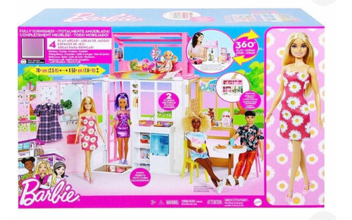 Barbie's Original Mattel House (Includes Doll) 0