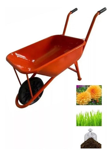 Crex Export Stamped Wheelbarrow 90 Liters Gardening 1