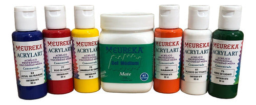 Eureka Acrylic Decorative Gel Medium Combo 7 Products 0