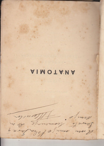 1935 Federico Morador Dedicado Anatomia Poesia Uruguay Raro 1