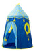 Carpa Castillo Infantil Azul Pop Up Plegable 3