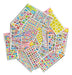 Stickers Con Relieve Caritas De Colores X 20 Planchas / M11 2