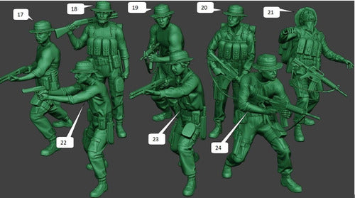 Modern Jungle Soldier, 1/16 Scale, White Color 3