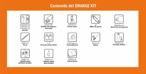 Botiquin Auxilio: First Aid Kit 41 Elements Suitable for VTV Office 1