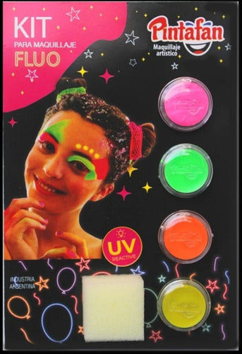 Pintafan Pack X 4 Maquillaje Artistico Pintafan Fluo 0