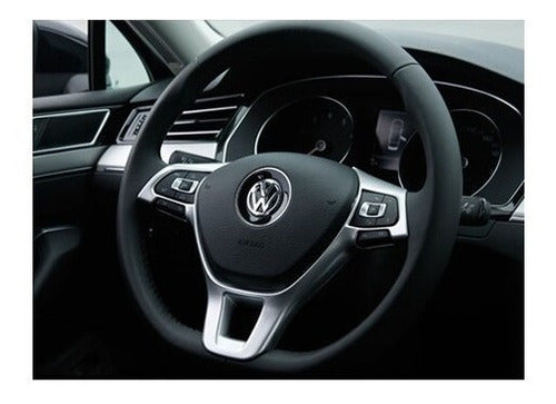 Aplique Volante Gris Vw Nivus Golf Virtus T-cross Comandos 1