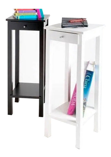 La Vidriera Regalos Phone Table with Drawer 0